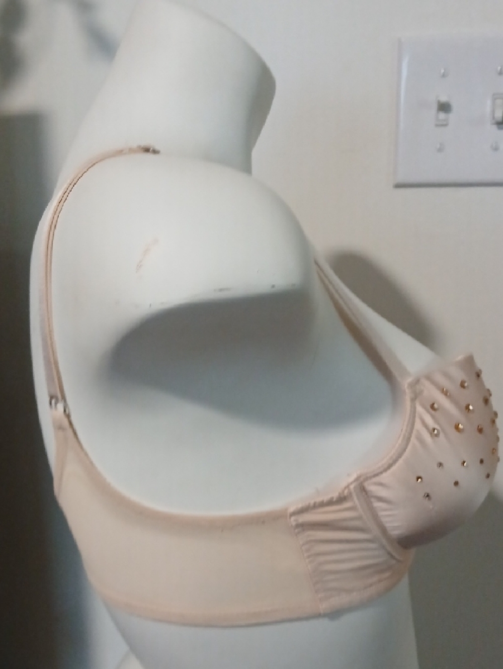 Aerie "REESE" LIMITED EDITION Nude Champagne Embellished Sexy Underwire Bra - Picture 4 of 16